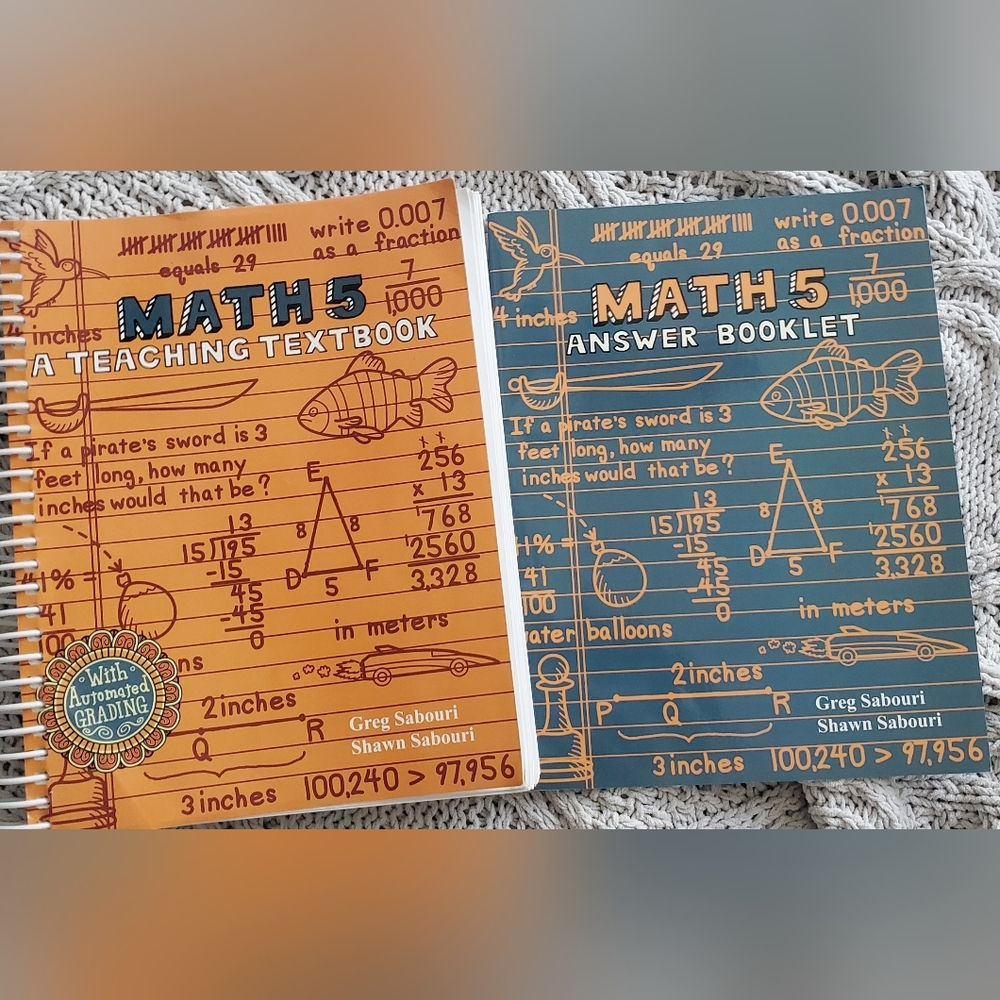 Teaching Textbooks Math 5 Set